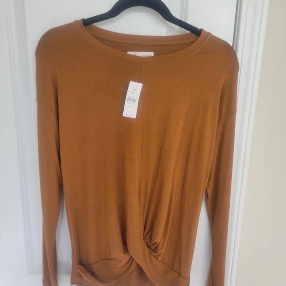 Lou & Grey Twist Front Top XXS NWT - Picture 1 of 3